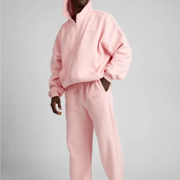Comfrt Bubblegum Pink Oversized Zip-Up Hoodie - Picture 4 of 4